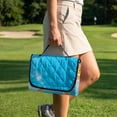 thumbnail image 4 of Psesaysky Golf Cart Seat Covers Universal Golf Cart Seat Blanket with 4 Pockets and Handle Fit for EZGO TXT RXV/Club Car DS Precedent Front Seats 2-Person Seats, Beach Starfish, 4 of 8