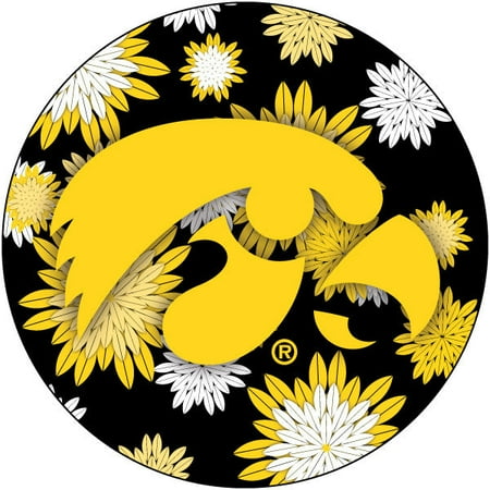 

Iowas Hawkeyes 4 Inch Round Floral Magnet