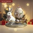 thumbnail image 2 of YWIYIUD Easter Decorations Colorful Easter Rabbit Egg Tabletop Ornament,Spring Fashion Decorative Sculpture Figurine 2D Acrylic for Home Kitchen Easter Party,Birthday Gifts for Women, 2 of 7