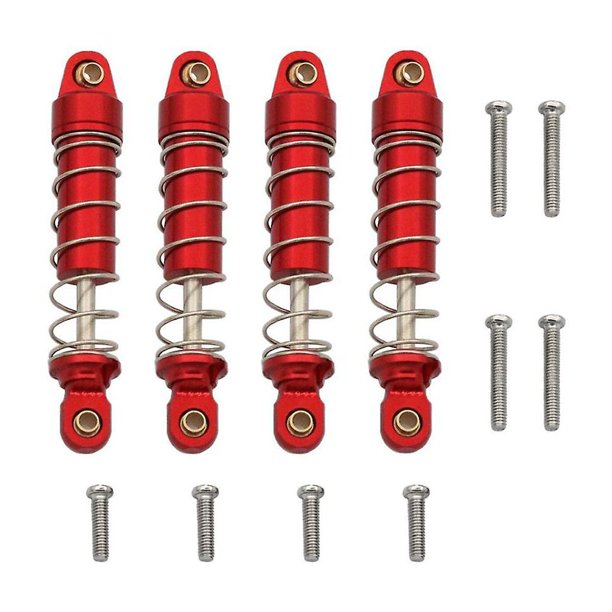 Aleación de aluminio adecuada para el modelo de escalada de simulación TRX4M -4M RC 1/18, rojo