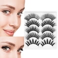 thumbnail image 3 of Pesta?as postizas, 10 pares Pesta?as postizas suaves Maquillaje largo y grueso Pesta?as postizas Paquete de pesta?as postizas Injerto para mujeres Fiesta de maquillaje desnudo Pestañas Bordadas Crtynell NO, 3 of 7