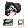 thumbnail image 3 of SkyAuks Motorcycle Cover Extremely Heat Resistant High Standard Motorcycle Cover Waterproof Outdoor for All Seasons, Motorcycle Storage, Scooter Cover, Moped Cover,,MG117354, 3 of 6