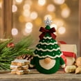 thumbnail image 2 of Handmade Crochet Desktop Ornament Festive Holiday Decoration For Home Tabletop Display, 2 of 5
