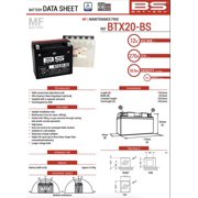 BS Battery BTX20-BS Battery