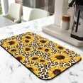thumbnail image 2 of 2 Pack Washable Rubber Sunflower Cute Floral Dish Drying Mats for Kitchen Counter Home Large Coffee Bar Pad Accessories and Decor for Utensils Stemware (2pcs 18''x24''+19.5''x12''), 2 of 6
