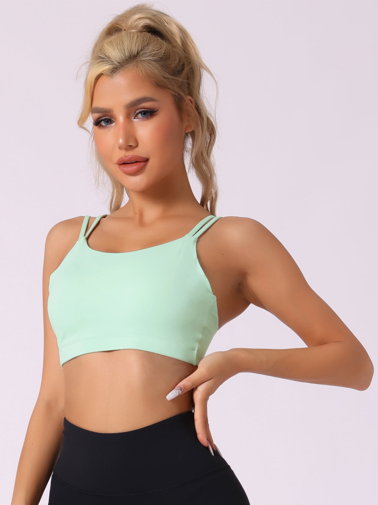 DARING DIVA Full-Coverage U Back Bras Fixed Padded Cup Underwear M Green
