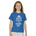 thumbnail image 3 of Vintage Keep Calm Video Game On Nerd Crewneck T Shirts Boy Girl Teen Brisco Brands L, 3 of 6