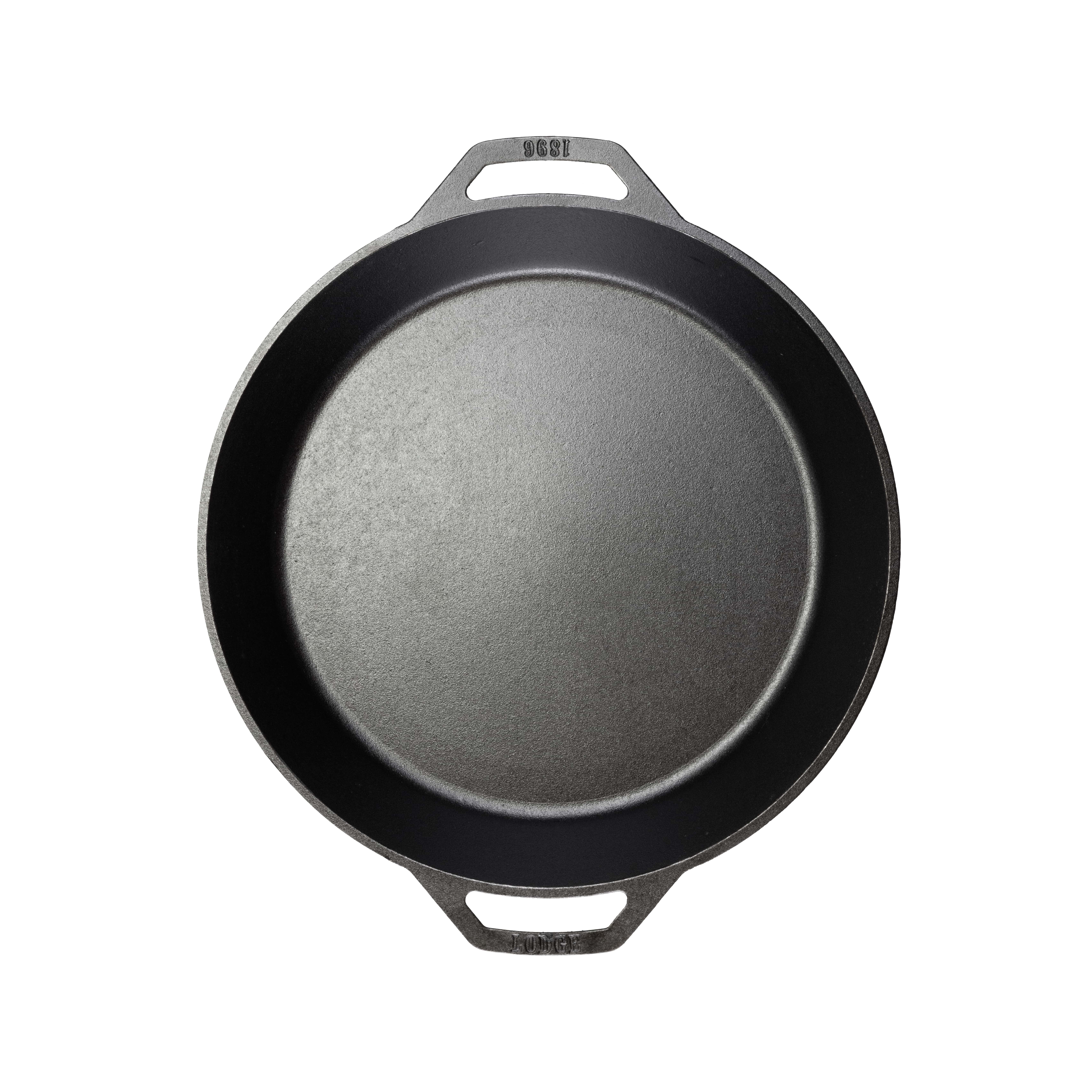 Lodge 15" Dual Handle Cast Iron Seasoned Pan