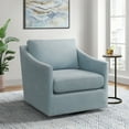 thumbnail image 2 of Picket House Furnishings Hannah Swivel Chair in Freya Light Blue, 2 of 7