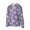 thumbnail image 2 of Xecao Daisies Flowers for Sun Shirt-A lightweight, hoodie-style long-sleeve UV protection garment designed for other outdoor activities., 2 of 9
