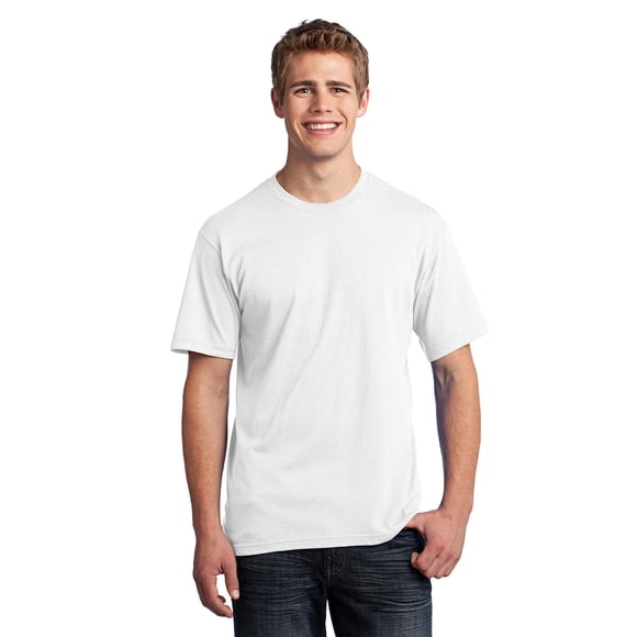 Port & Company - Camiseta All-American. USA100 Blanco L Puerto & Compa??a USA100