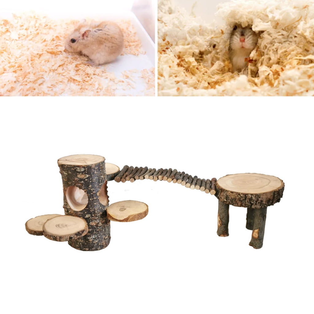 Hamster Platform Cage Ladder Toy Small Climbing Ladder Cage Grinding Jumping Exercise Platform