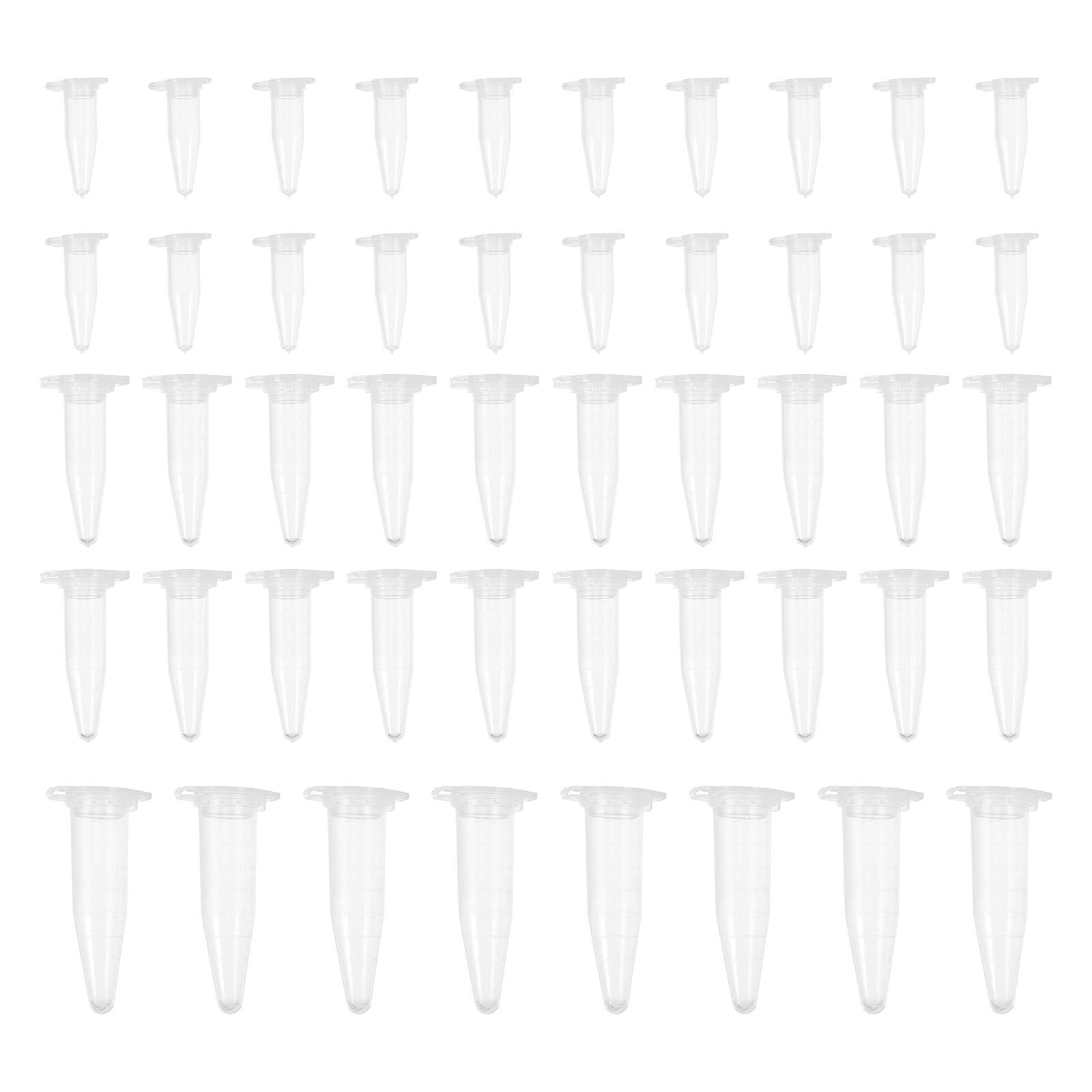 2500pcs Test Tubes Conical Bottles Graduated Centrifuge Tubes With Snap