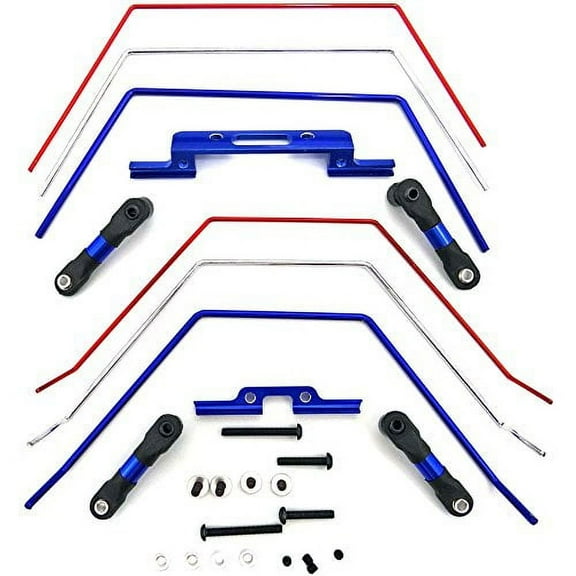 Hot Racing E311SLC Front and Rear Wide Sway Bar Kit for Traxxas 2WD Slash
