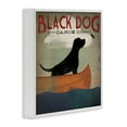 thumbnail image 6 of Stupell Industries Black Dog Canoe Company Animals & Insects Painting White Framed Art Print Wall Art, 12 x 12, 6 of 9