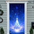 thumbnail image 5 of Reusable Christmas Door Cover – Holiday Scene Door Curtain Drapery, Washable Banner Backdrops for Front Door or Entryway Easy Install Winter Decor, 5 of 5