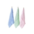 thumbnail image 3 of FUTUREORYY Kids Towels 3Pcs Cotton Yarn Green for Face Washing and Daily Use, 3 of 8
