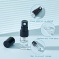 thumbnail image 4 of 1box Perfume Dispensing Kits including 40pcs Glass Sample Perfume Spray Bottles with 10pcs 2ml Disposable Plastic Dropper & 4pcs Funnel Hopper Black & Clear Bottle: 1.4x5cm Capacity: 2ml(0.07fl. oz), 4 of 7