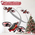 thumbnail image 3 of Jiakora 2.4G Remote Control Helicopter RC Airplane Gift for Kids 4-8, 2 Batteries, One Button Takeoff/Landing, Fixed Height Hovering, Air Roll, Birthday Christmas Toy(Red), 3 of 8