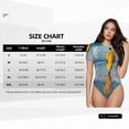 thumbnail image 4 of Picia Monk Walking On Water Womens One Piece Swimsuits Modest Tummy Control Bathing Suits Lace Up Slimming Swim Suit-Large, 4 of 9