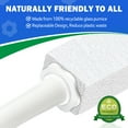 thumbnail image 4 of MARYTON Pumice Stone Toilet Bowl Cleaner with Extra Long Handle,Replaceable Design, 1 Cleaning Handle, 2 Cleaning Stones Refills, 4 of 6