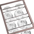thumbnail image 6 of Wine Glass Rack Under Cabinet Kitchen 3 Rows Stemware Holder, 6 of 7