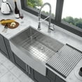 thumbnail image 2 of Kitchen Sink 30 Inch Farmhouse Kitchen Sink - 30"x21"x10" Stainless Steel Apron Front Farmhouse Sink 10 Inch Deep 16 Gauge Single Bowl Kitchen Sink Basin,Stainless Steel Kitchen Sink, 2 of 8