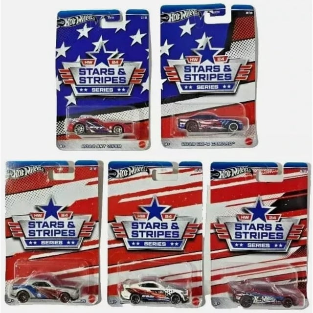 Set de maquetas de coche fundido a presión Hot Wheels HW 24 Stars & Stripes