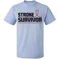 thumbnail image 3 of Inktastic Stroke Survivor Red Ribbon Awareness T-Shirt, 3 of 5