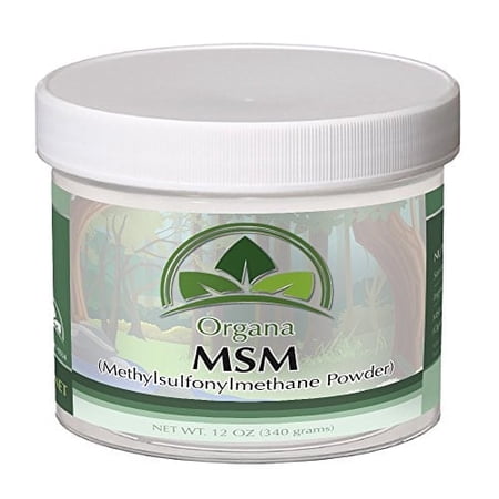 Fast Dissolving - MSM Powder - Methylsulfonylmethane, Dietary Supplement - Unflavored - Organa