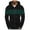 a-BK225861, variant on VNKIDY Men's Hoodies Autumn Winter Color Block Oversized Zipper Coat Thermal Long Sleeve Loose Fit Hooded Sweatshirt For Cold Weather Stylish Tops