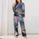 thumbnail image 2 of Fotbe Elephant Fireworks Celebration Conjunto de Pijama de Manga Larga para Mujer con Estampado, Ropa de Dormir de 2 Piezas, Conjunto de Casa Suave y Cómodo con Bolsillos-XX-Large, 2 of 7