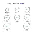 thumbnail image 4 of Kingswick Men Personality Metallic Silicone Wedding Rings,Silicone Rings Men Silicone Rubber Wedding Bands for Men Size6 7 8 9 10 11 12 13 14Available for Workout，Comfortable and durable wedding rings, 4 of 4