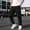 Black, variant on WIZUTIZ Men's Casual Jogger Pants with Drawstring & Pockets, Streetwear Cargo Sweatpants for Workwear & Athletic Style