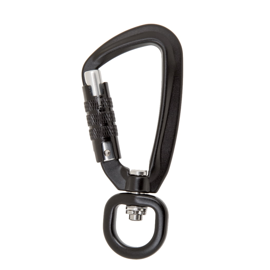 500KG Auto Locking Carabiner Rotating Ring Outdoor Keychain Hanging Hook 