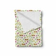 thumbnail image 2 of Caterpillar Soft Flannel Fleece Throw Blanket, Colorful Preschool Concept of Cheerful Caterpillars on Tree Branches Pattern, Cozy Plush for Indoor and Outdoor Use, 50" x 60", Multicolor, by Ambesonne, 2 of 6