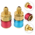 thumbnail image 2 of 2 PCS R134a Raccords Rapides Adaptateur de Raccord Rapide de Climatisation Automatique de Voiture, 2 of 7