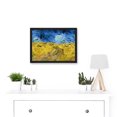 thumbnail image 2 of Van Gogh Wheatfield With Crows Painting Artwork Framed Wall Art Print A4, 2 of 4