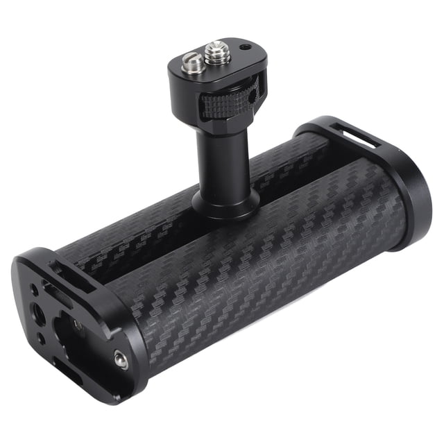 Camera Cage Handle Grip, Cold Shoe Mount Camera Cage Side Handle 1/4 Inch Screw Hole for Photography