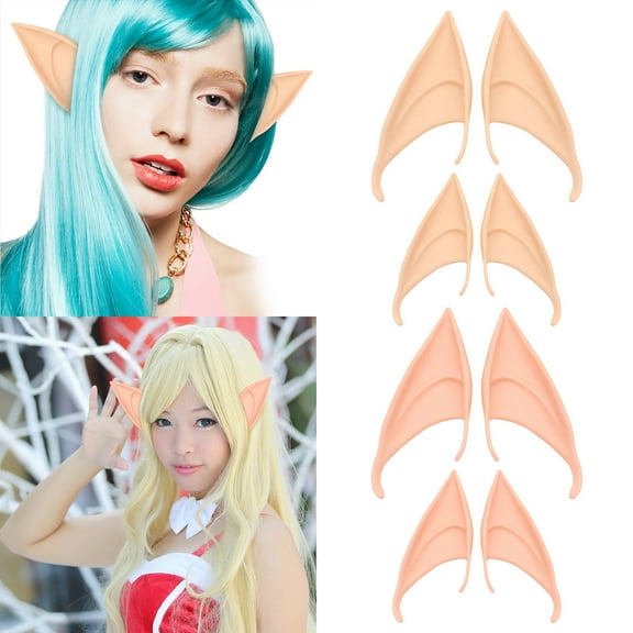 Wovilon Halloween Tree Halloween Ears COSPLAY Props Party Ears City Pointed Ears