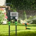 iMounTEK Sprinkler Timer Watering Timer with 2 Outlet Zones Digital