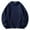#Navy, variant on DPTALR Men's Warm Casual Solid Color Long Sleeve Round-Neck Shirt,Dark Gray,L