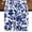 Navy Blue White, variant on Blue Spring Floral 70 Inch Table Runner, Summer Flowers Farmhouse Botanical Farmhouse Dresser Scarf Cotton & Linen Tablerunner for Dining/Kitchen Island/Holiday Party Décor 13" x 70"