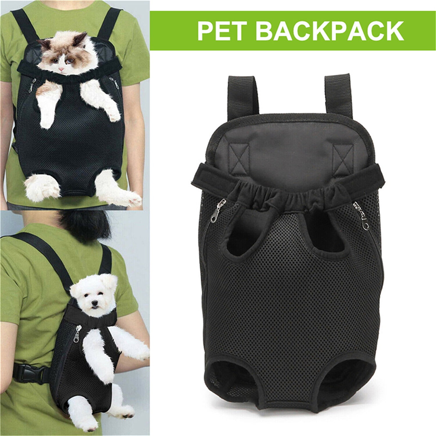 Pefilos Pet Carrier Backpack, Adjustable Pet Front Cat Dog Carrier Backpack Travel Bag, Cat Backpack for Girls Legs Out, Pet Backpack Carrier for Small Dogs, Black, S, M, L, XL Pefilos Pet Carrier Backpack, Adjustable Pet Front Cat Dog Carrier Backpack Travel Bag, Cat Backpack for Girls Legs Out, Pet Backpack Carrier for Small Dogs, Black, S, M, L, XL