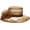 Coffee, variant on Women's Kentucky Derby Church Dress Hat Wide Brim Leaf Flower Bridal Shower Hat