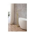 thumbnail image 4 of Elegant Lighting Steven Floor Mounted Roman Tub Faucet With Handshower In Brushed Gold, 4 of 10