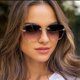 thumbnail image 1 of Square Rimless Sunglasses Women Luxury Brand Designer Summer Red Glasses Fashion Sunglasses For Men UV400 Shades, 1 of 3