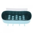 thumbnail image 3 of Suministro de baño, estante de champú para baño montado en la pared sin perforaciones, estante de almacenamiento para baño, diseño elevado Jadeshay A, 3 of 8