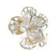 thumbnail image 4 of 2 piezas de flores artificiales navideñas, adorno para , flores navideñas con purpurina DIY, flores decorativas para ramo de corona, 4 of 7