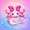 Color 05, variant on Homewish Cartoon Axolotl Twin Duvet Cover for Kids Girls, Pink Glitter Stars Twin Bedding, Colorful Stars Reversible, 2 Piece 1 Duvet Cover and 1 Pillowcase